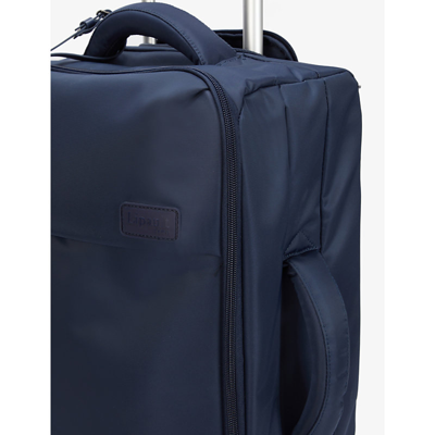 Shop Lipault Plume Cabin Suitcase 55cm In Navy