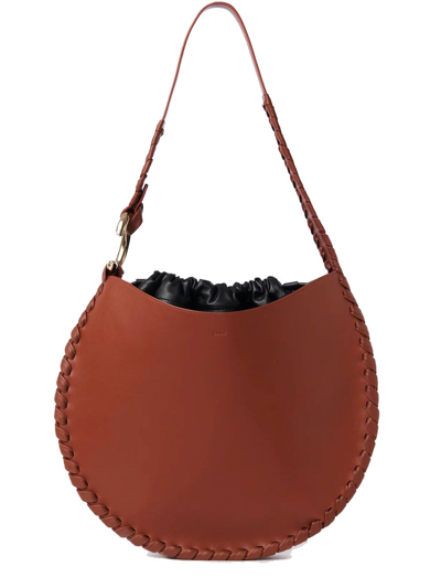 Shop Chloé Large Mate Hobo In Brown
