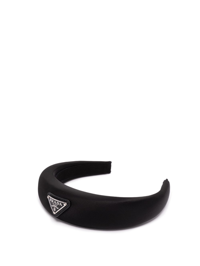 Prada Women's Re-nylon Headband In Black | ModeSens