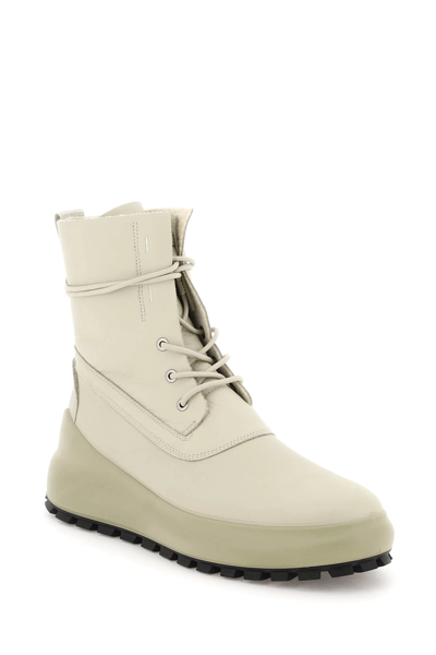 Shop Stone Island Shadow Project Lace-up Ankle Boots In Green