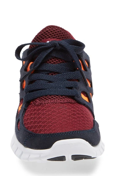 Shop Nike Free Run 2 Sneaker In Dark Beetroot/ White/ Orange