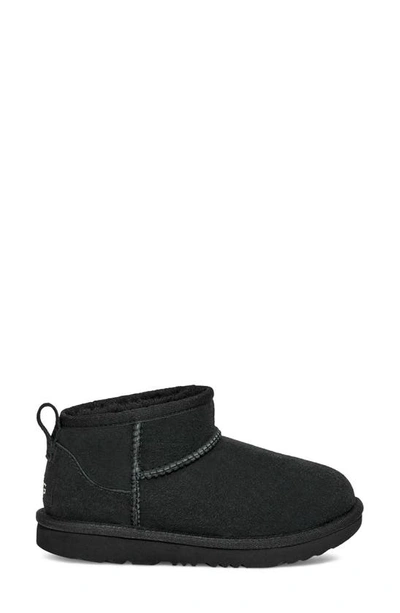 Ugg Classic Ultra Mini Sheepskin Ankle Boots 7-10 Yea In Black