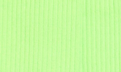 Shop Balenciaga Sporty B Tennis Socks In Grass Green/ Black