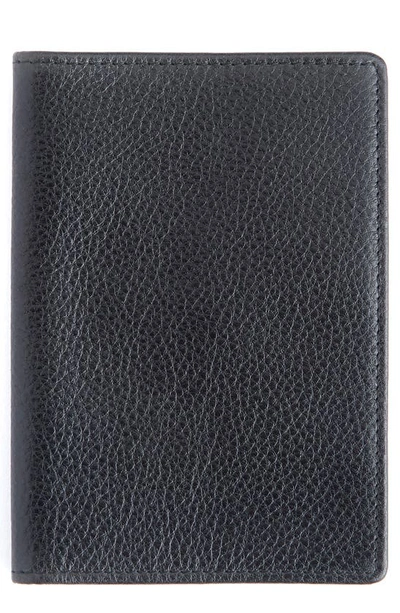 Shop Royce New York Personalized Rfid Leather Card Case In Black- Deboss