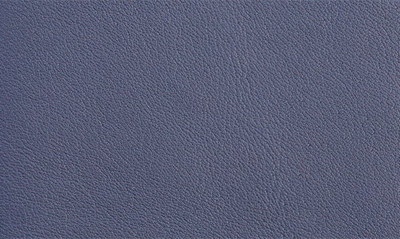 Royce New York Personalized Rfid Leather Card Case In Navy Blue- Silver Foil