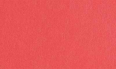Royce New York Personalized Rfid Leather Card Case In Red- Silver Foil