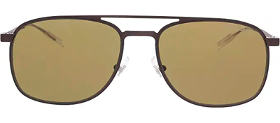 Shop Montblanc Mb0143s 003 Navigator Sunglasses In Brown