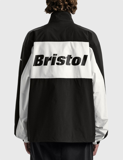 F.c. Real Bristol Paneled Stand Collar Training Jacket In Black