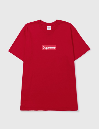 Supreme 20th Anniversary Box Logo T-shirt In Red | ModeSens
