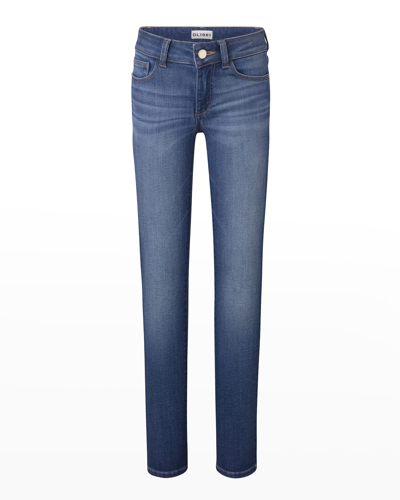 Shop Dl Premium Denim Girl's Chloe Skinny Jeans In Blue