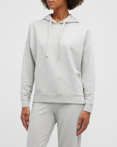 Shop Ugg Kyree Micro French Terry Hoodie In Gray