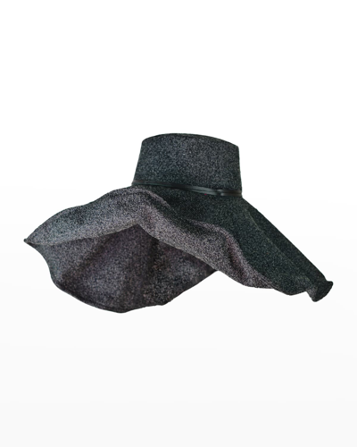 Shop Sensi Studio Lady Ibiza Buckley Hat In Grey Black