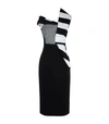 ANTONIO BERARDI Stripe Asymmetric Dress