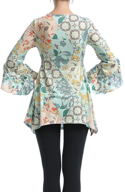 Kimi And Kai Sue Maternity/nursing Tunic In Multicolored