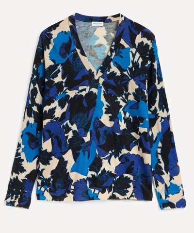 Shop Dries Van Noten Women's Netti Sweater In Blue