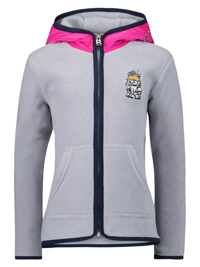 Shop Bogner Kids Sweat Jacket For Girls In Grey