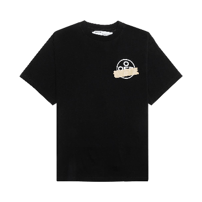 Pre-owned Off-white Tape Arrows Short Sleeve Over T-shirt 'black'