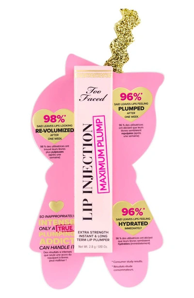 Too Faced Lip Injection Maximum Plump Extra Strength Lip Plumper Ornament