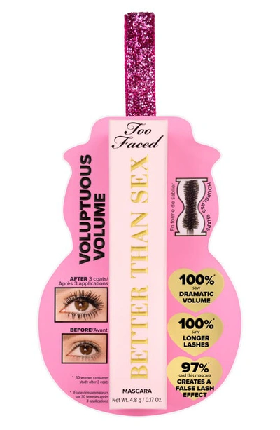 Too Faced Better Than Sex Volumizing Macara Ornament In Black