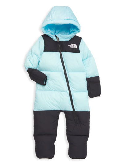 Shop The North Face Baby Boy's 1996 Retro Nuptse One-piece Snowsuit In Blue