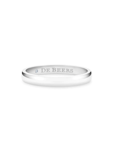 Shop De Beers Jewellers Women's Db Classic Platinum Band/3mm