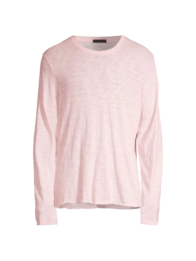 Shop Atm Anthony Thomas Melillo Men's Distressed Long Sleeve T-shirt In Fragrance