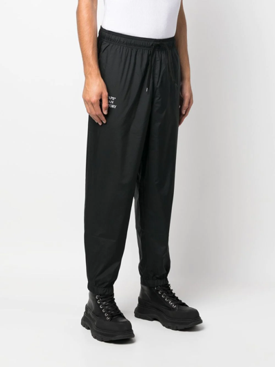 Wtaps Incom Tapered Track Trousers In 黑色 | ModeSens