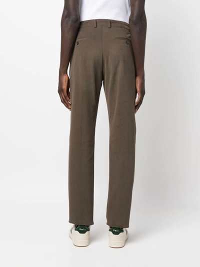 FOUR-POCKET COTTON STRAIGHT TROUSERS