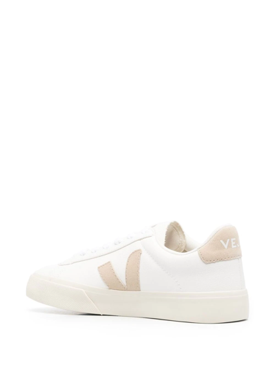 Shop Veja V10 Low-top Sneakers In 白色