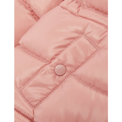 Shop Moncler Maire Padded Shell-down Coat 9 Months-3 Years In Pink