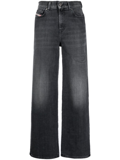 Shop Diesel 2000 Bootcut Flared Jeans In Grau