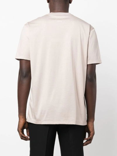 Shop Limitato Graphic-print Short-sleeved T-shirt In Nude