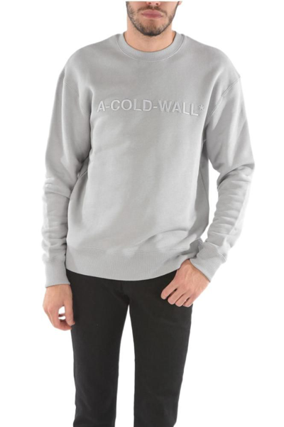 Shop A-cold-wall* Men's Grey Other Materials Sweatshirt