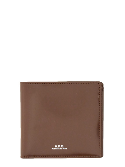 Shop Apc A.p.c. Men's Brown Other Materials Wallet