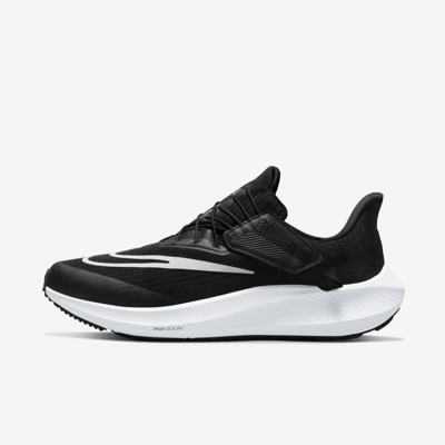 Shop Nike Women's Pegasus Flyease Easy On/off Road Running Shoes In Black