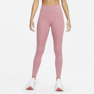 Shop Nike Women's One Mid-rise Leggings In Pink