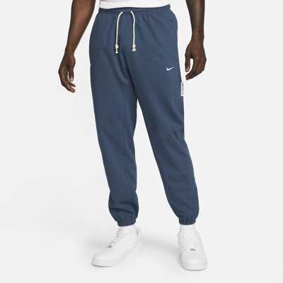 Shop Nike Men's Standard Issue Dri-fit Basketball Pants In Blue