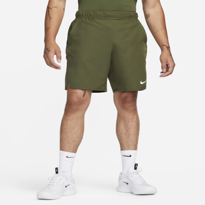 Shop Nike Men's Court Dri-fit Victory 9" Tennis Shorts In Green
