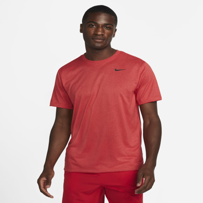 Shop Nike Men's Dri-fit Legend Fitness T-shirt In Red