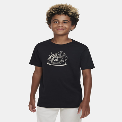 Shop Nike Sportswear Big Kids' T-shirt In Black