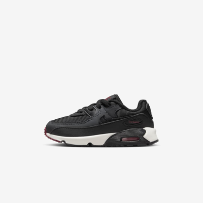 Shop Nike Air Max 90 Ltr Baby/toddler Shoes In Anthracite,team Red,summit White,black