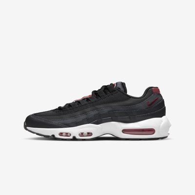 Shop Nike Air Max 95 Recraft Big Kids' Shoes In Anthracite,team Red,summit White,black