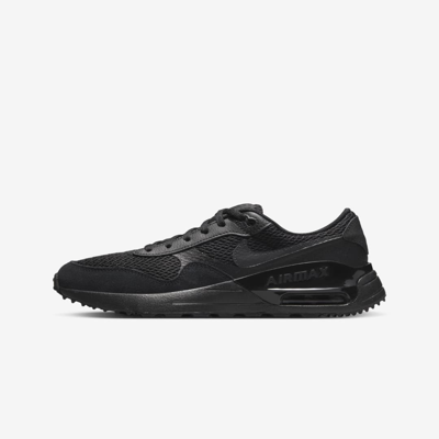 Shop Nike Air Max Systm Big Kids' Shoes In Black,black,anthracite