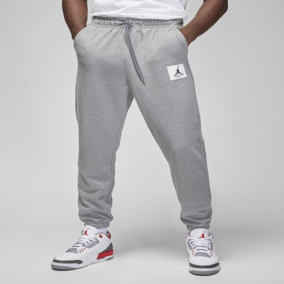 Shop Jordan Men's  Flight Fleece Sweatpants In Grey