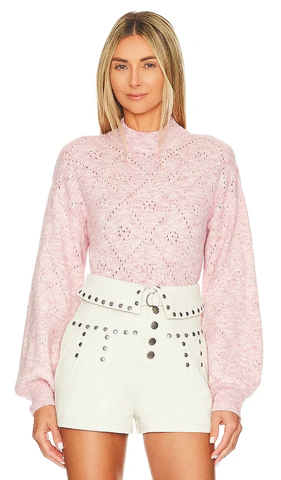 Shop Majorelle Amelia Sweater In Pink Multi