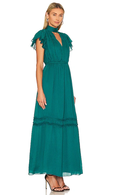 Shop House Of Harlow 1960 X Revolve Loraine Maxi Dress In Deep Teal