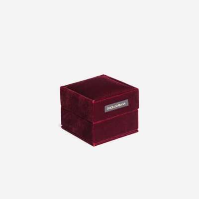 Dolce & Gabbana Devotion Ring In White Gold With Diamonds In White Gold