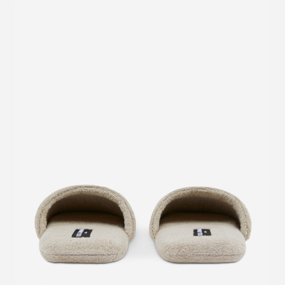 Dolce & Gabbana Cotton Terry Slippers In Multicolor