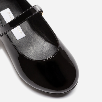 Dolce & Gabbana Leather Ballet Flats In Multi