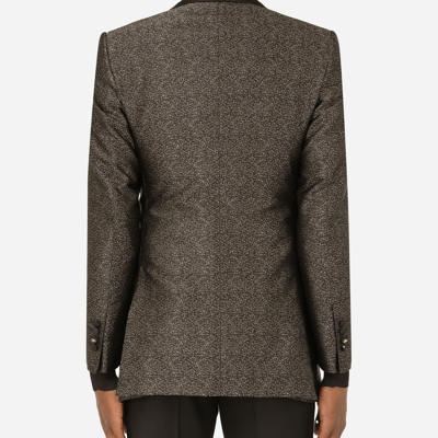 Dolce & Gabbana Lamé Jacquard Beat-fit Jacket In Multicolor